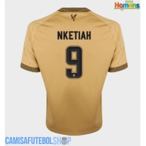 Camisa de time de futebol Crystal Palace Eddie Nketiah #9 Replicas 2º Equipamento 2025-26 Manga Curta